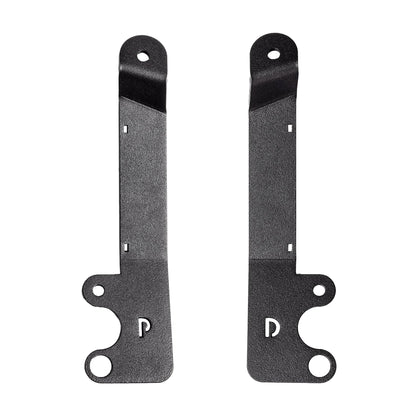 GO RHINO 732345T Go Rhino! Go Rhino - 732345T - Hood Mount Light Brackets - FITS 3X