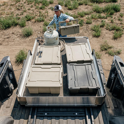 Decked DCG1000XL-5641 CargoGlide XL Truck Bed Slide – 1000 lb Capacity, 100% Extension – Heavy-Duty Pickup Cargo Slide for Easy Bed Access – Compatible with CargoGlide 1000XL / 100% / 41" W / 56" L for Midsize - Short