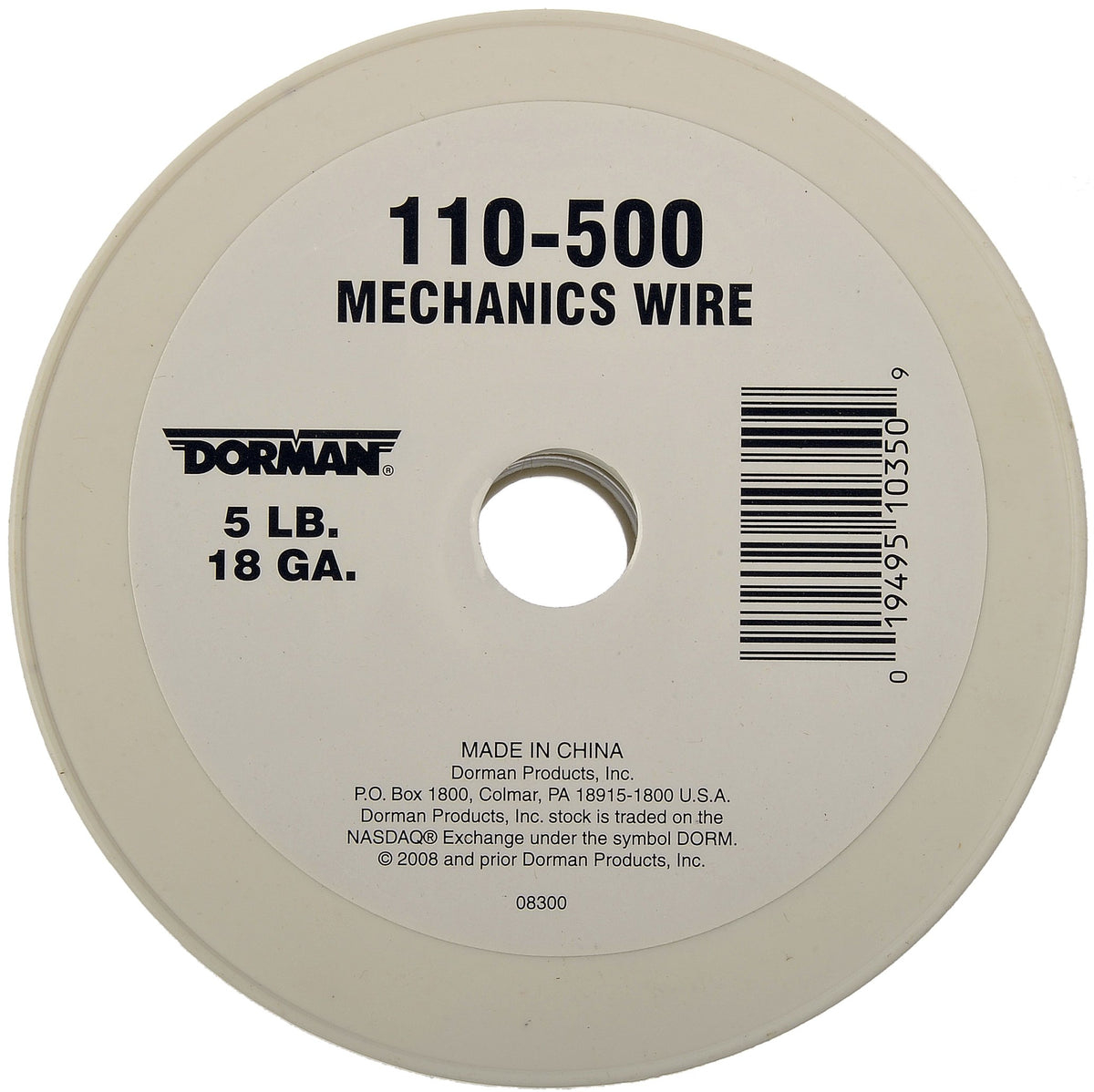 DORMAN 110-500 Dorman 110-500 18 Gauge 5 Pound Spool Mechanics Wire, 830 Feet Universal Fit