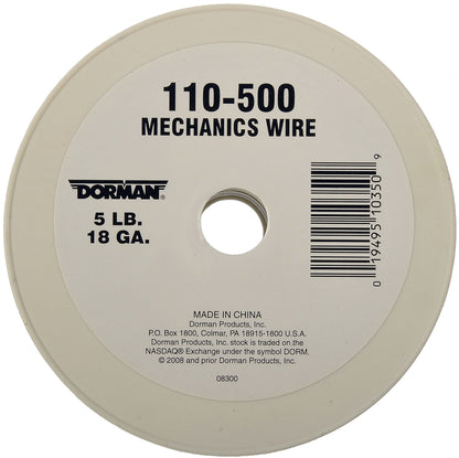 DORMAN 110-500 Dorman 110-500 18 Gauge 5 Pound Spool Mechanics Wire, 830 Feet Universal Fit