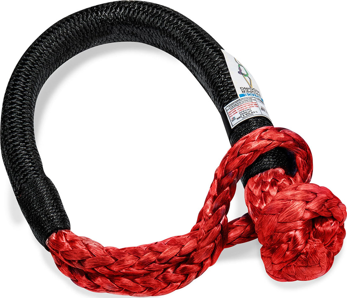 FACTOR 55 00572 Factor 55 Extreme Duty 1-1/8" x 24" Soft Shackle, 294,000 lbs. Minimum Breaking Strength