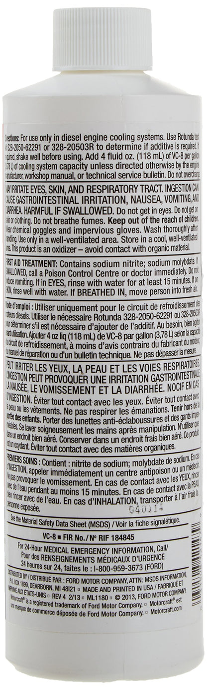 Motorcraft VC8 Ford Genuine Ford Fluid VC-8 Diesel Cooling