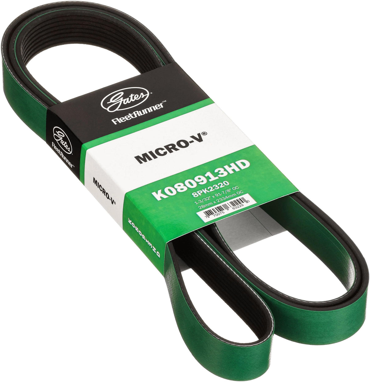 Gates K080913HD Genuine FleetRunner Micro-V Serpentine Drive