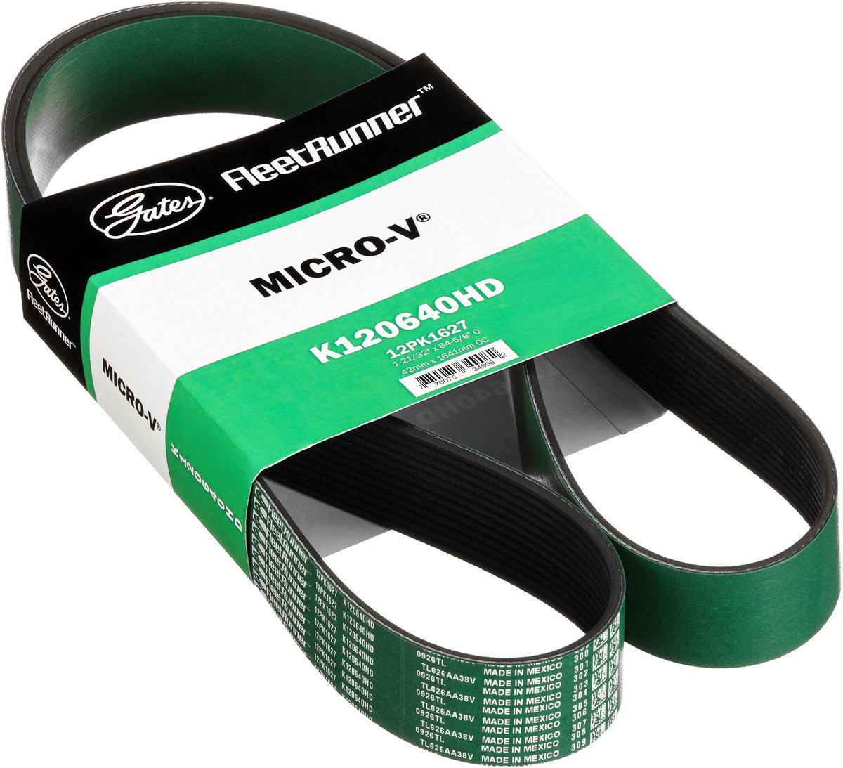 Gates K120640HD V-RIBBED BELT (HEAVY DUTY