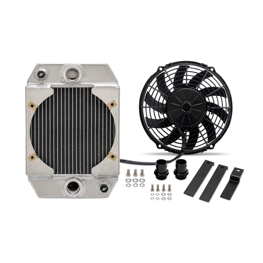 MISHIMOTO MMRAD-UNI-DRGN Mishimoto MMRAD-UNI-DRGN Drag Race Performance Aluminum Radiator, Universal 9", Natural