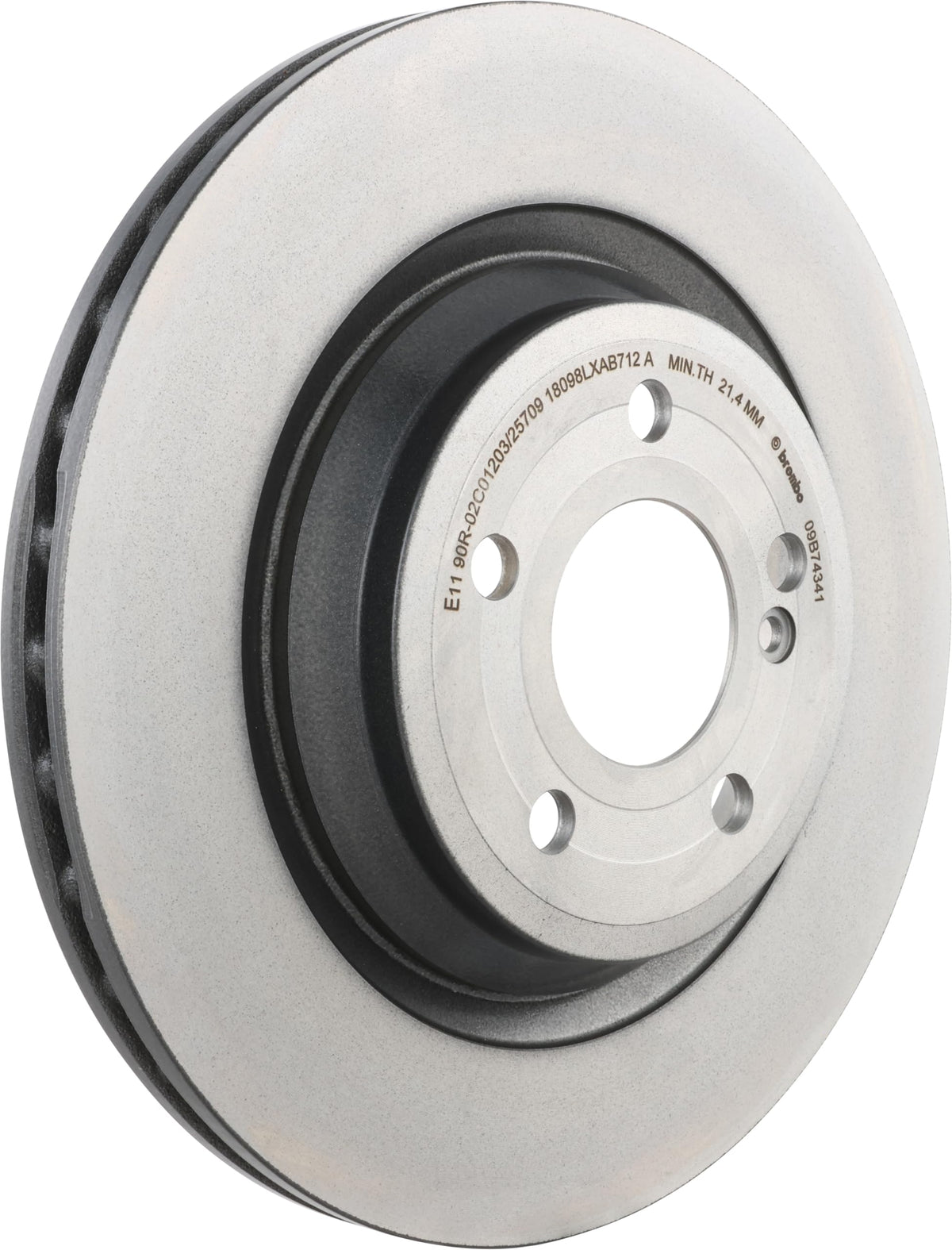 BREMBO 09B74341C02 Brembo 09.B743.41 UV Coated vented Rear Brake Rotor MERCEDES-BENZ OE# A0004231412