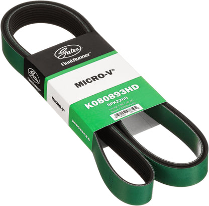 Gates K080893HD FleetRunner Micro-V Serpentine Drive Belt