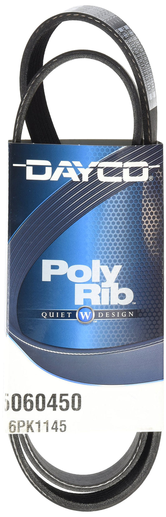 Dayco 5060450 Serpentine Belt Black, Size:- Effective Length