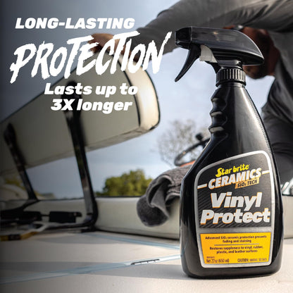 STAR BRITE 203922 STAR BRITE Ceramics Vinyl Protect - Ultimate Upholstery & Vinyl Protection, SiO2 Infused, UV & Stain Resistant