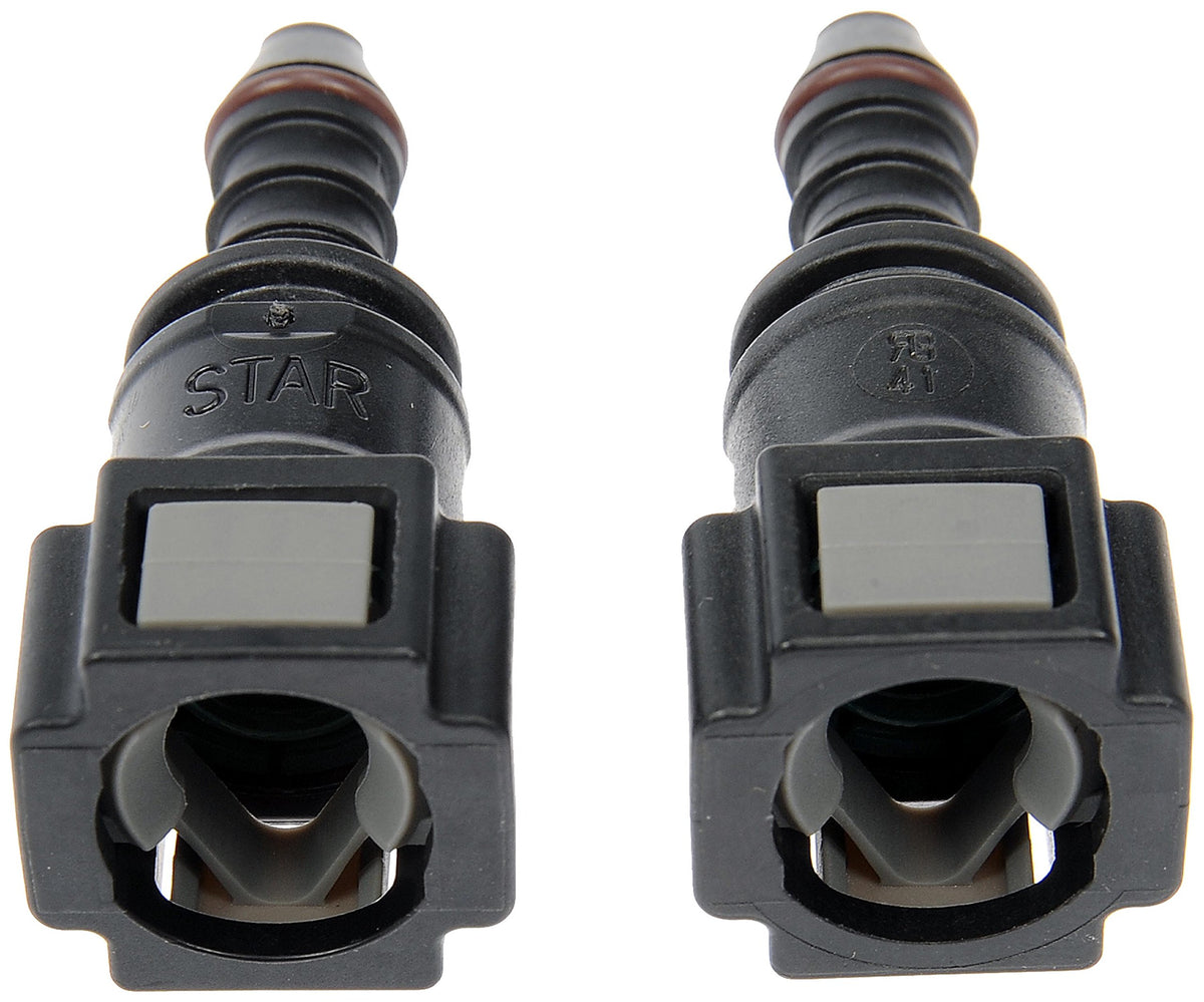 DORMAN 800-188 Dorman 800-188 Quick Connector 5/16 In. Steel TO 6mm Nylon 180 with O ring, 2 Pack