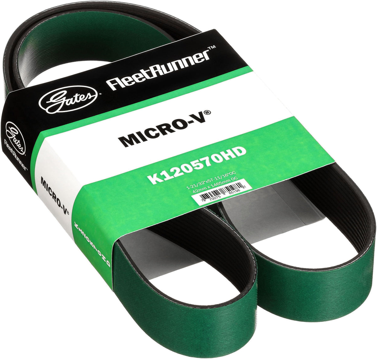 Gates K120570HD FleetRunner Heavy-Duty Micro-V Serpentine Drive