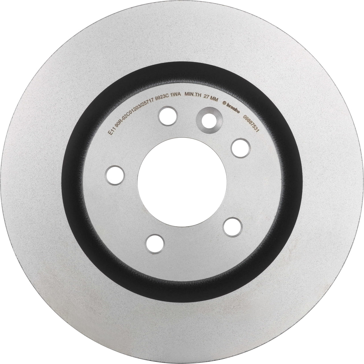 BREMBO 09887531C02 Brembo 09.8875.31 UV Coated vented Front Brake Rotor LAND ROVER OE# SDB000614