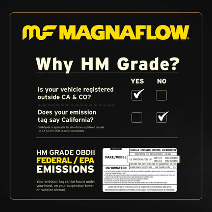 MAGNAFLOW 99005HM MagnaFlow Universal Catalytic Converter 99005HM (Federal/EPA Compliant)