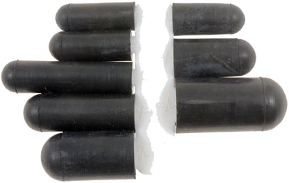 DORMAN 47396 Dorman 47396 Rubber Black Vacuum Cap Assortment, 8 Piece Universal Fit