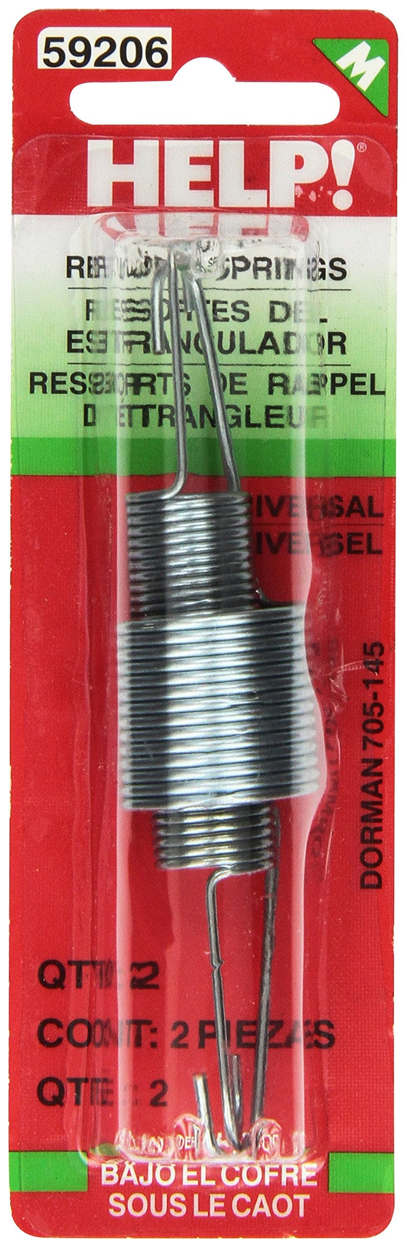 DORMAN 59206 Dorman 59206: Throttle Return Springs - Universal 29/32 O.D.