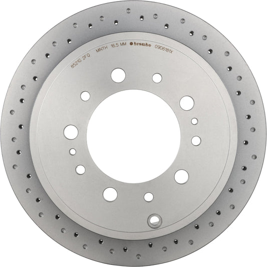 Brembo 09.D618.1X Xtra UV Coated vented drilled Rear Brake Rotor