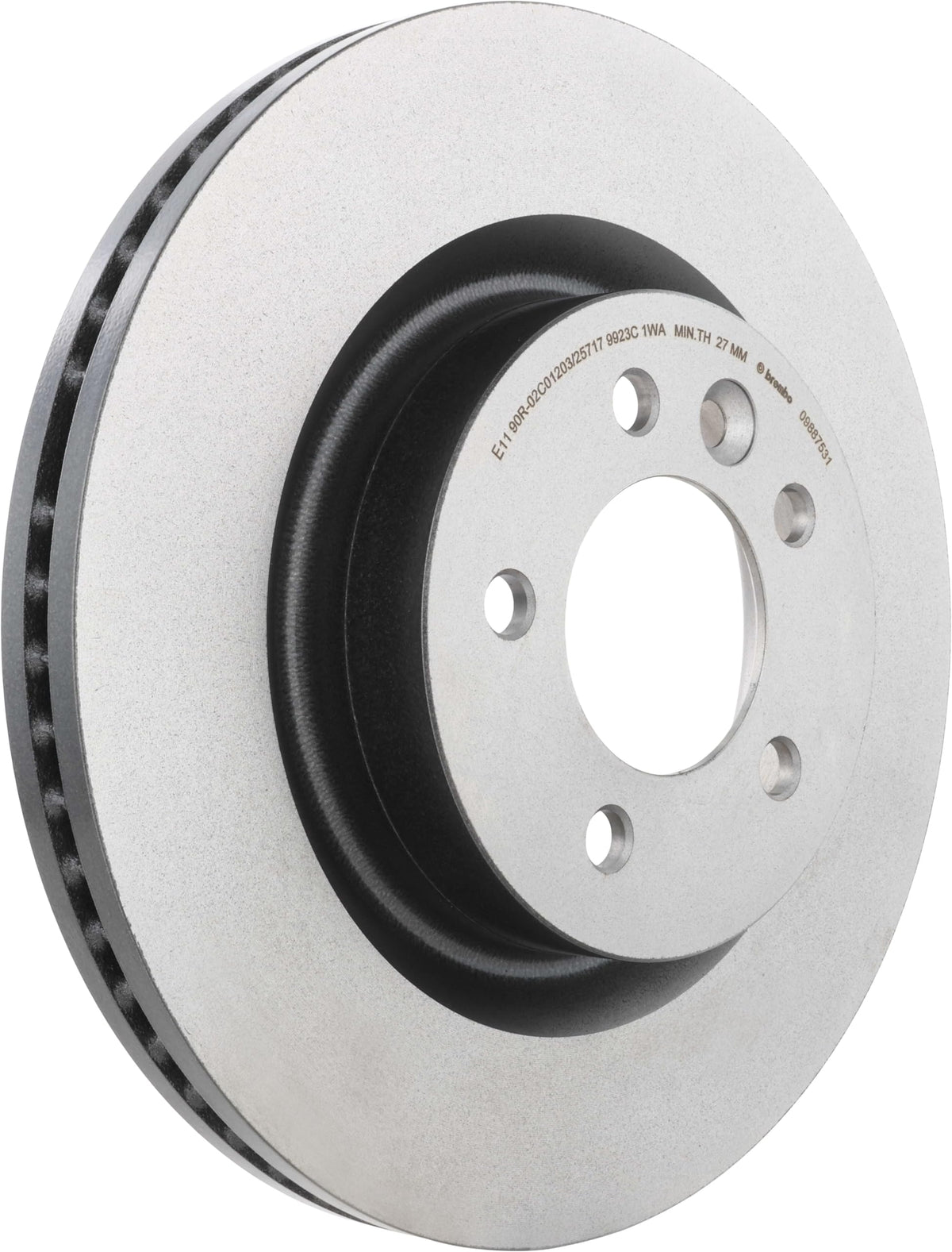 BREMBO 09887531C02 Brembo 09.8875.31 UV Coated vented Front Brake Rotor LAND ROVER OE# SDB000614