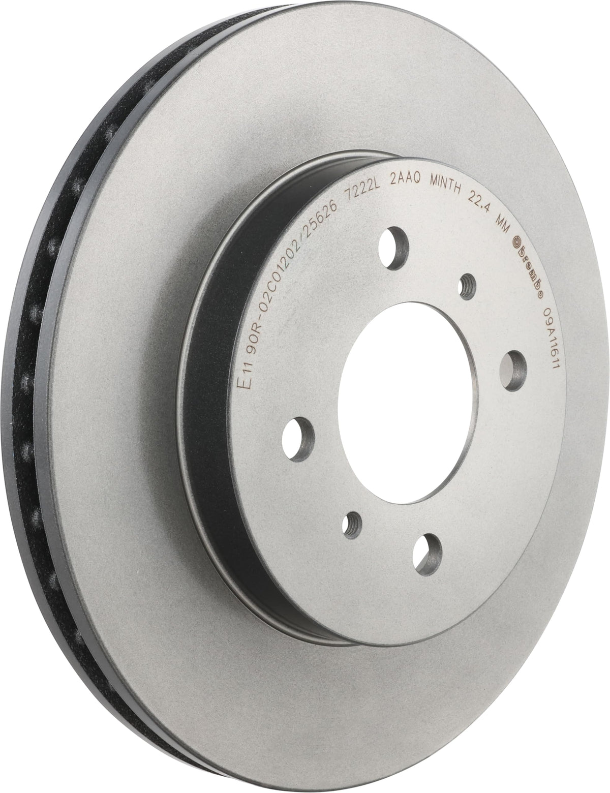 BREMBO 09A11611C02 Brembo 09.A116.11 UV Coated vented Front Brake Rotor HAFEI/MITSUBISHI/PROTON OE# MB699285