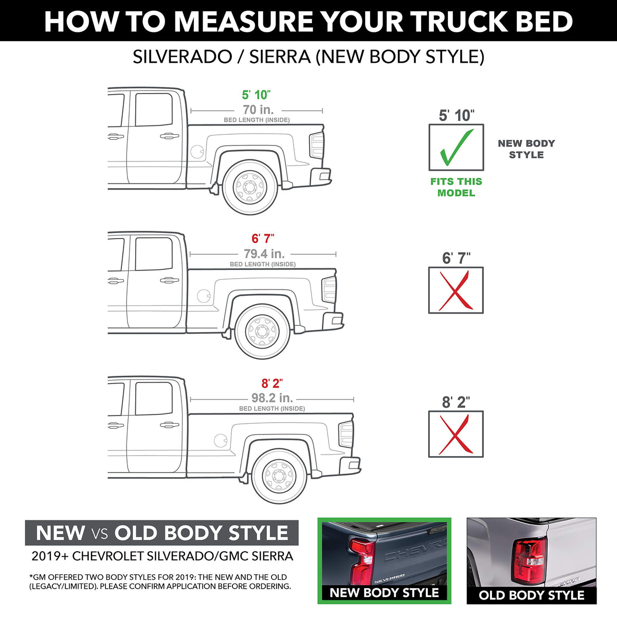 RETRAX 80481 RealTruck Retrax RetraxPRO MX Retractable Truck Bed Tonneau Cover | 80481 | Fits 2019 - 2026 Chevy/GMC Silverado/Sierra, works w/ MultiPro/Flex tailgate (w/o Carbon Pro bed) 5' 10" Bed (69.9")
