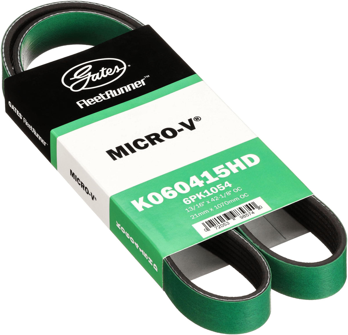 Gates K060415HD FleetRunner Micro-V Serpentine Drive Belt