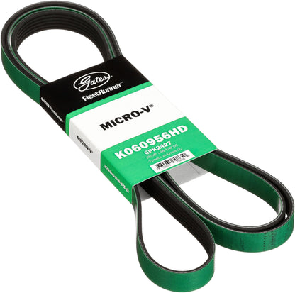Gates K060956HD Genuine Automotive V-Ribbed Belt (Heavy Duty