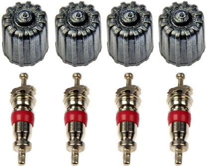 DORMAN 609-126 Dorman 609-126 Nickel Valve Core and Cap Universal Fit