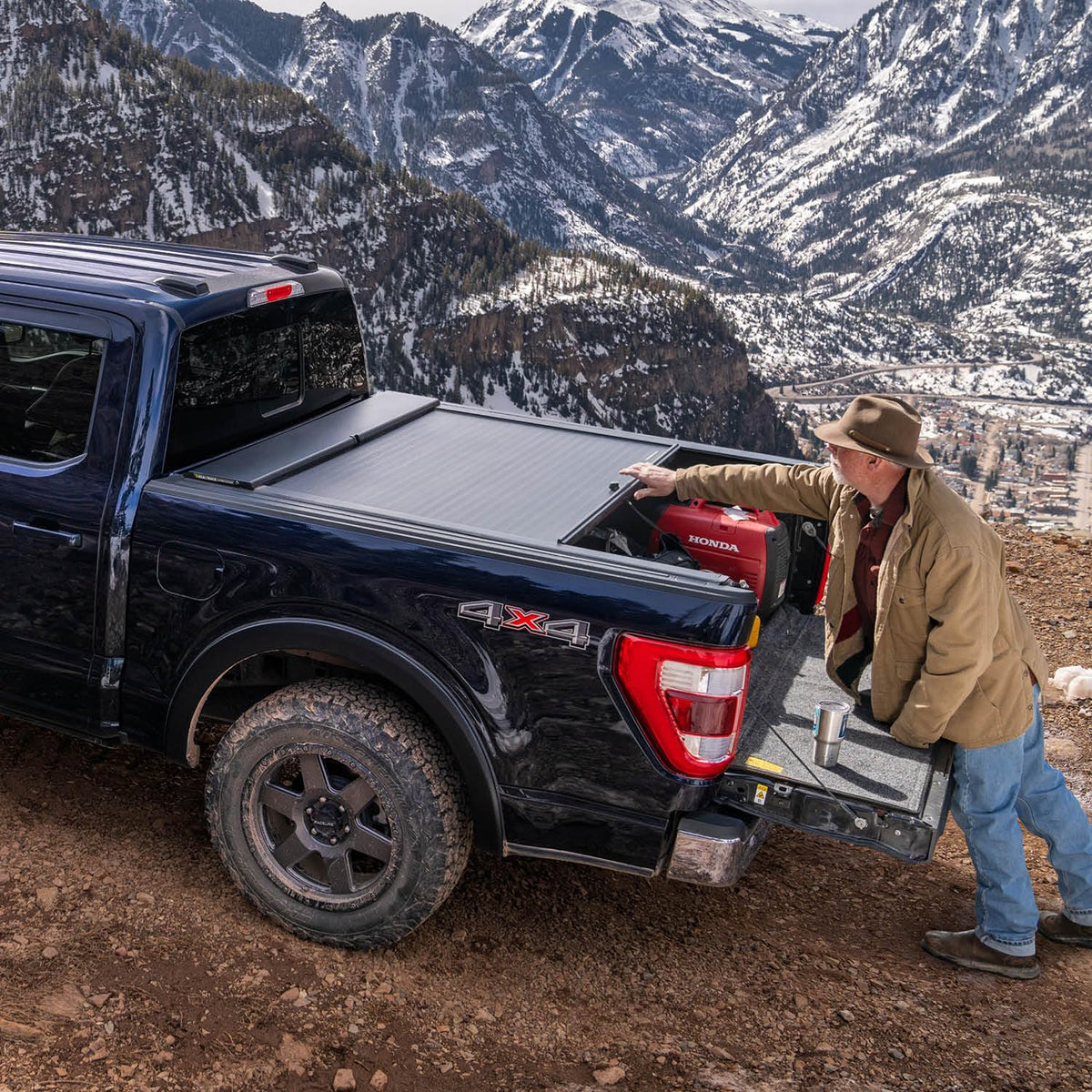 ROLL N LOCK BT530A RealTruck Roll-N-Lock A-Series Retractable Truck Bed Tonneau Cover | BT530A | Fits 2016 - 2023 Toyota Tacoma (w/o OE track system or Trail Edition) 5' 1" Bed (60.5")