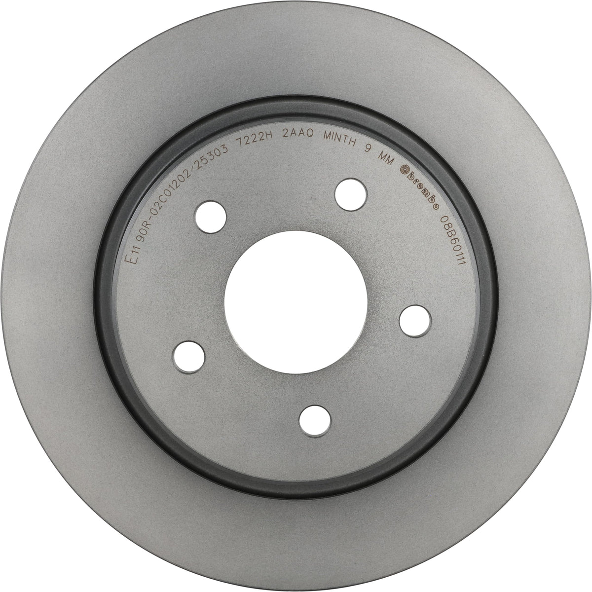 BREMBO 08B60111C02 Brembo 08.B601.11 UV Coated solid Rear Brake Rotor FORD/FORD (CHANGAN) OE# 1683383