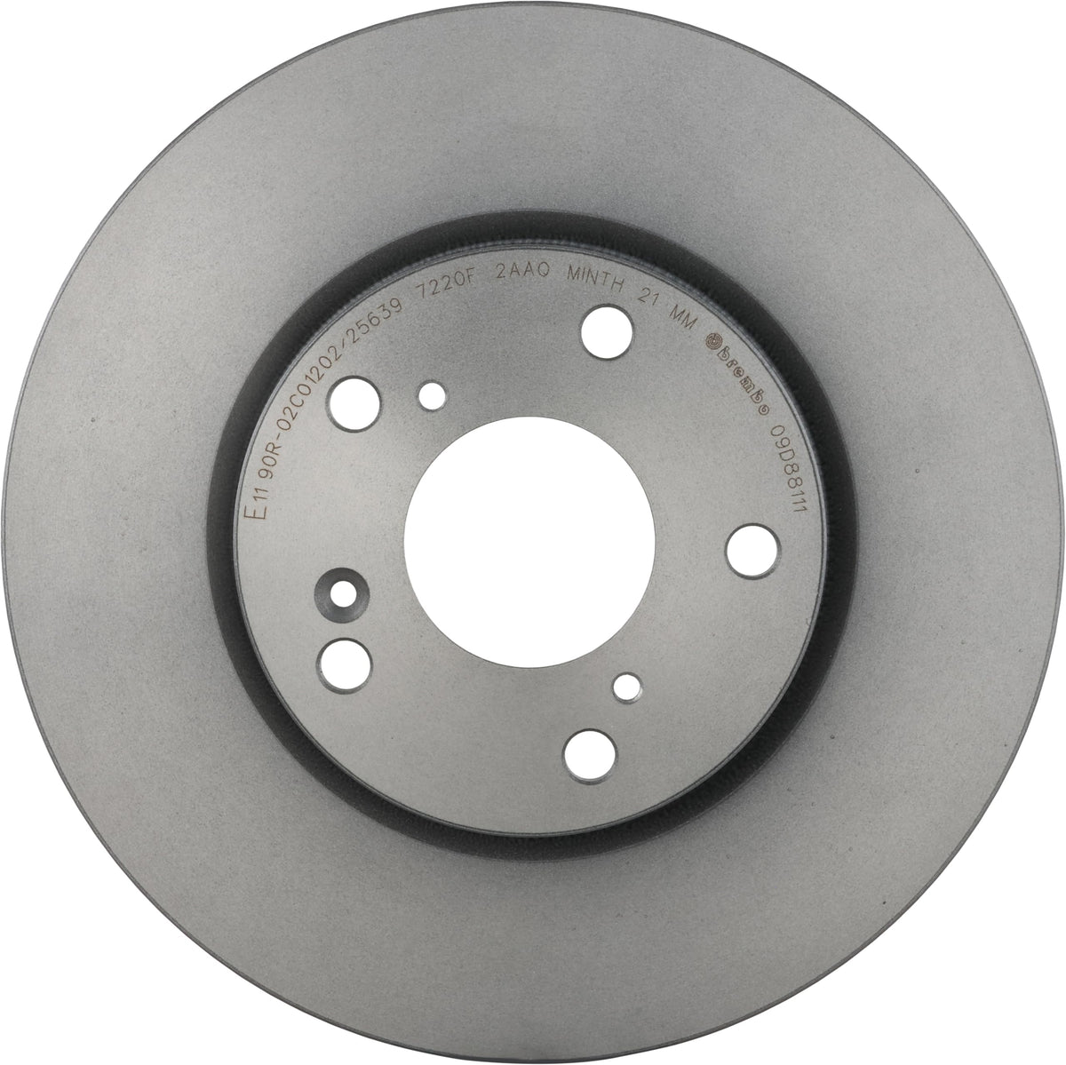 Brembo 09.D88.111 UV Coated vented Brake Rotor HONDA OE#