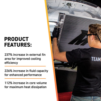MISHIMOTO MMTC-RAM-15SL Mishimoto MMTC-RAM-15SL Transmission Cooler, Compatible with Dodge Ram Cummins 6.7L, 2015-2018