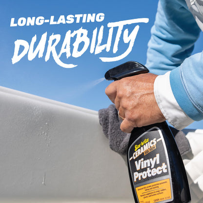 STAR BRITE 203922 STAR BRITE Ceramics Vinyl Protect - Ultimate Upholstery & Vinyl Protection, SiO2 Infused, UV & Stain Resistant