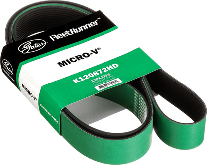 Gates K120872HD FleetRunner Micro-V Serpentine Drive Belt