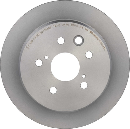 BREMBO 08A63511C02 Brembo 08.A635.11 UV Coated solid Rear Brake Rotor LEXUS/TOYOTA/TOYOTA (FAW) OE# 4243130280
