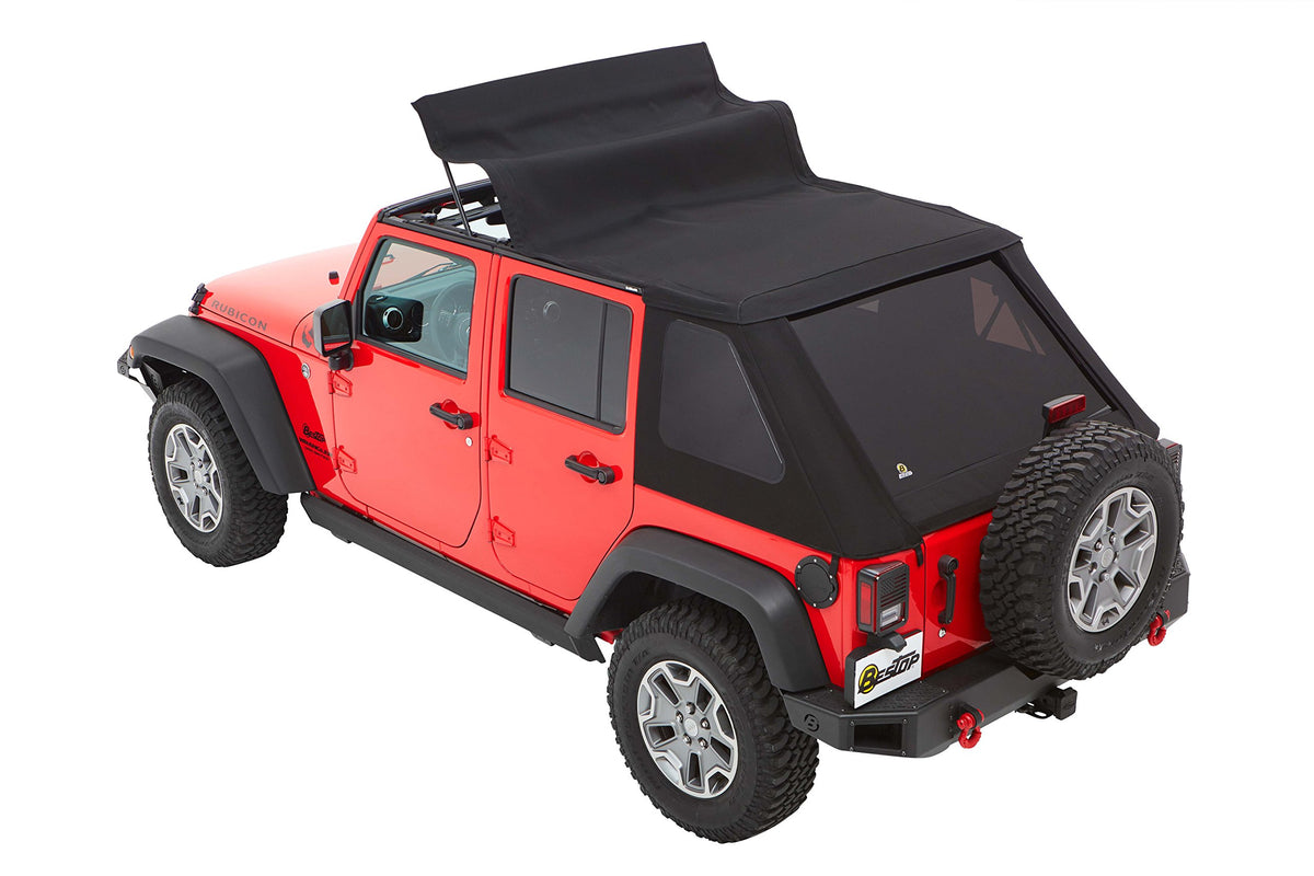 BESTOP 56853-35 Bestop Trektop Black Diamond 5685335 for Jeep Wrangler JK 4-Door 2007-2018