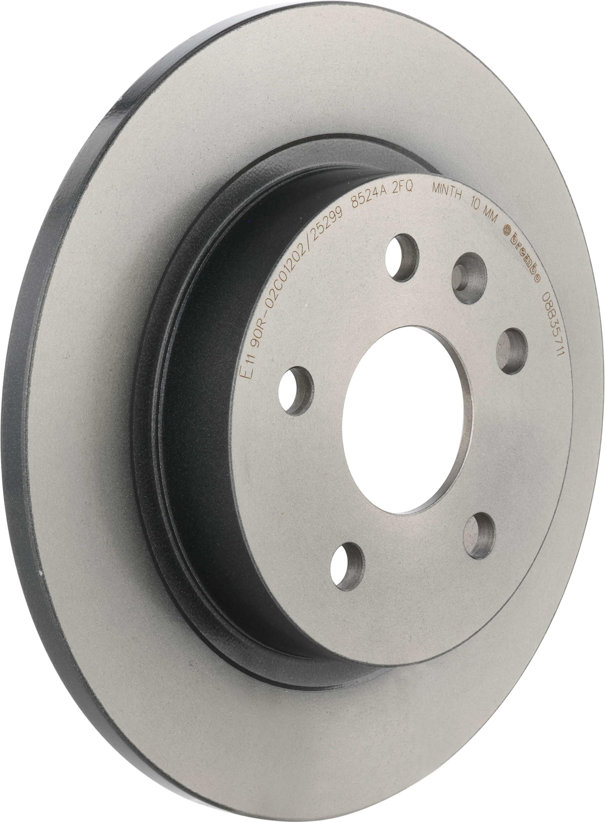 BREMBO 08B35711C02 Brembo 08.B357.11 UV Coated solid Rear Brake Rotor BUICK (SGM)/CHEVROLET/CHEVROLET (SGM)/OPEL/VAUXHALL OE# 569074