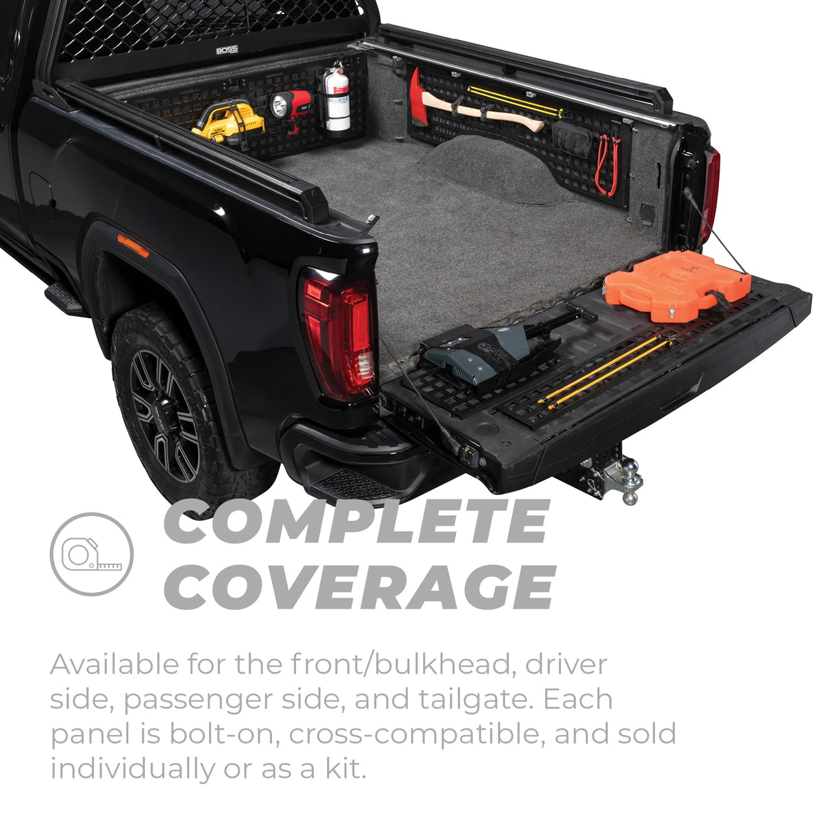 PUTCO 195033 Putco Truck Bed Front Bulk Head MOLLE Panel - Fits Chevy Colorado/GMC Canyon 2015-2022 5'2'' Bed / 6'2'' Bed