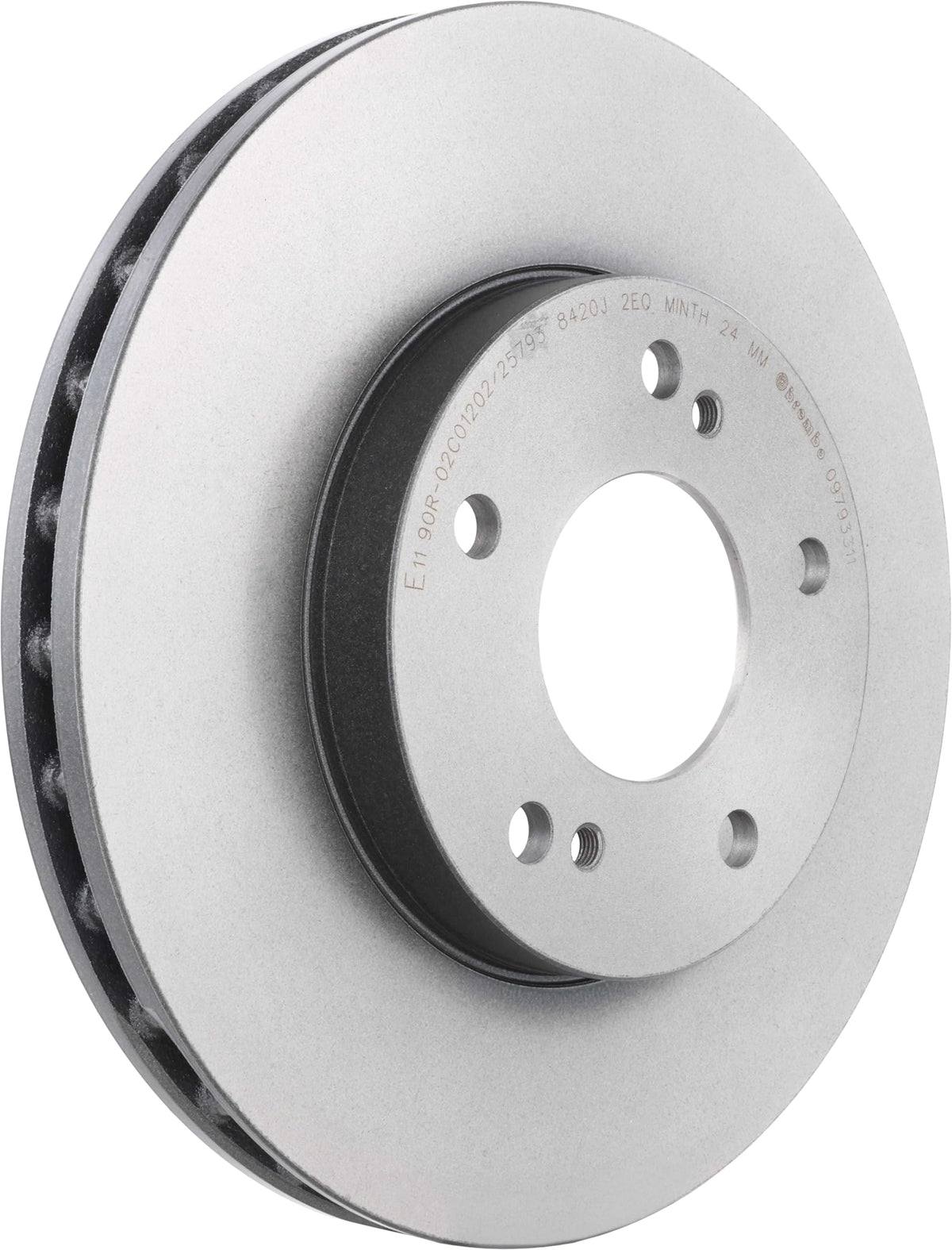 BREMBO 09793311C02 Brembo 09.7933.11 UV Coated Pillar Vented Front Brake Rotor NISSAN OE# 4020640U12