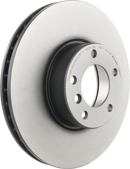 BREMBO 09896121C02 Brembo 09.8961.21 UV Coated vented Front Brake Rotor BMW OE# 34116767059