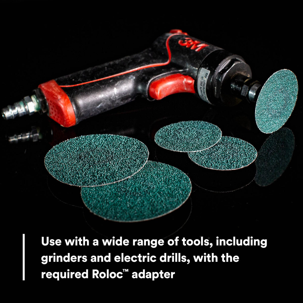 3M 36535 3M Green Corps Roloc Disc, 36535, 60 grit, 3 in, 25 Discs