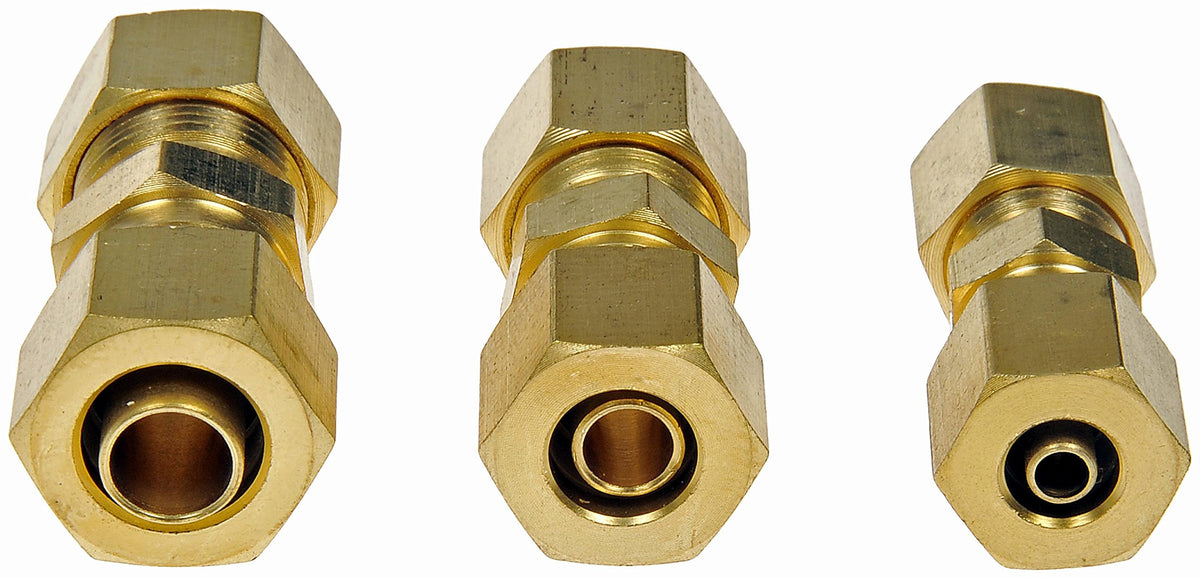 DORMAN 800-145 Dorman 800-145 Fuel Line Compression Union That Adapts Nylon To Nylon Tubes, 3 Pack Universal Fit