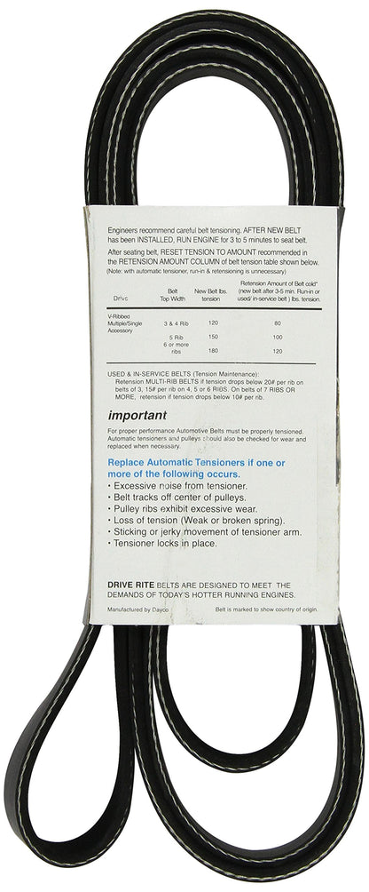 Dayco 5070955DR Drive Rite Serpentine Belt