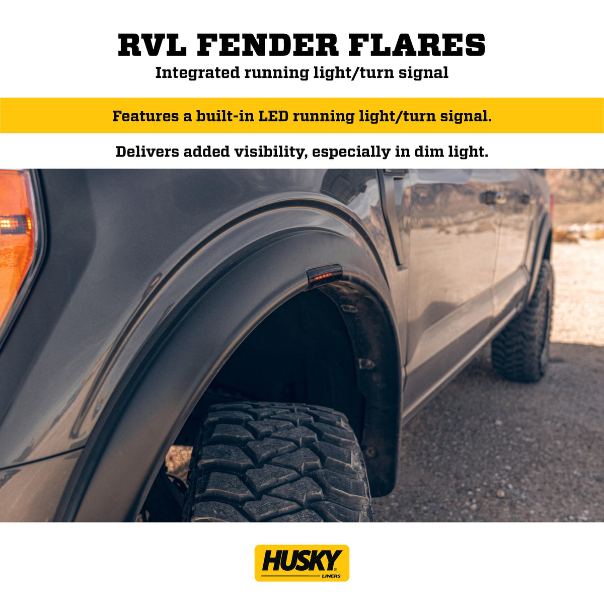 Husky Liners 2805940 Fender Flares RVL Style