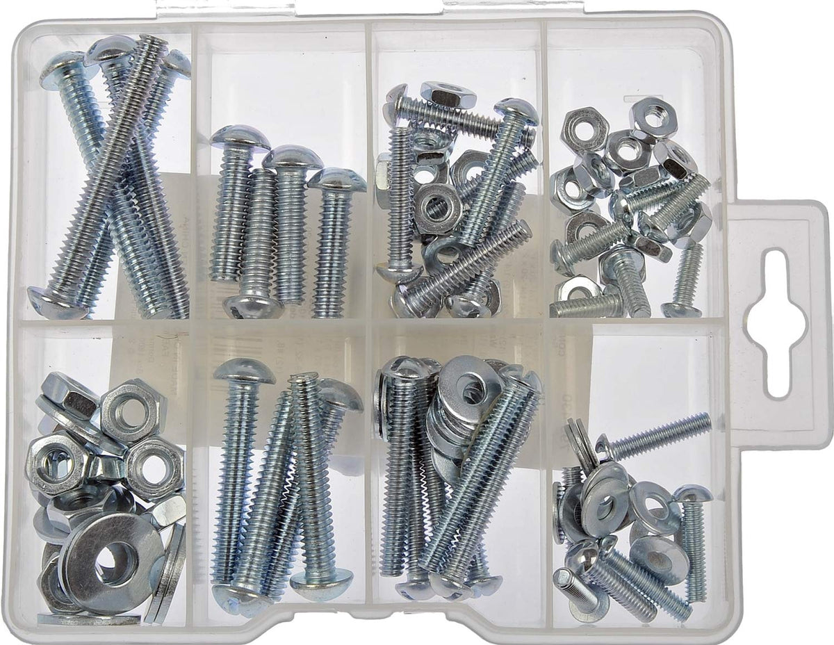 DORMAN 799-430 Dorman 799-430 STOVE BOLT WITH NUTS VALUE PACK-13 SKU S