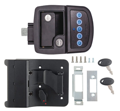 AP PRODUCTS 013-5091 Bauer AP Products 013-5091 Keyed-A-Like Bluetooth Electric Towable Lock - RH,Black