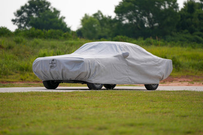 COVERCRAFT C17798FO120AC Shelby Licensed Covercraft Custom 5-Layer All-Climate Car Cover with Snake Logo - UV & Dust Protection, OEM Fit, Weather-Resistant, Softback Fabric