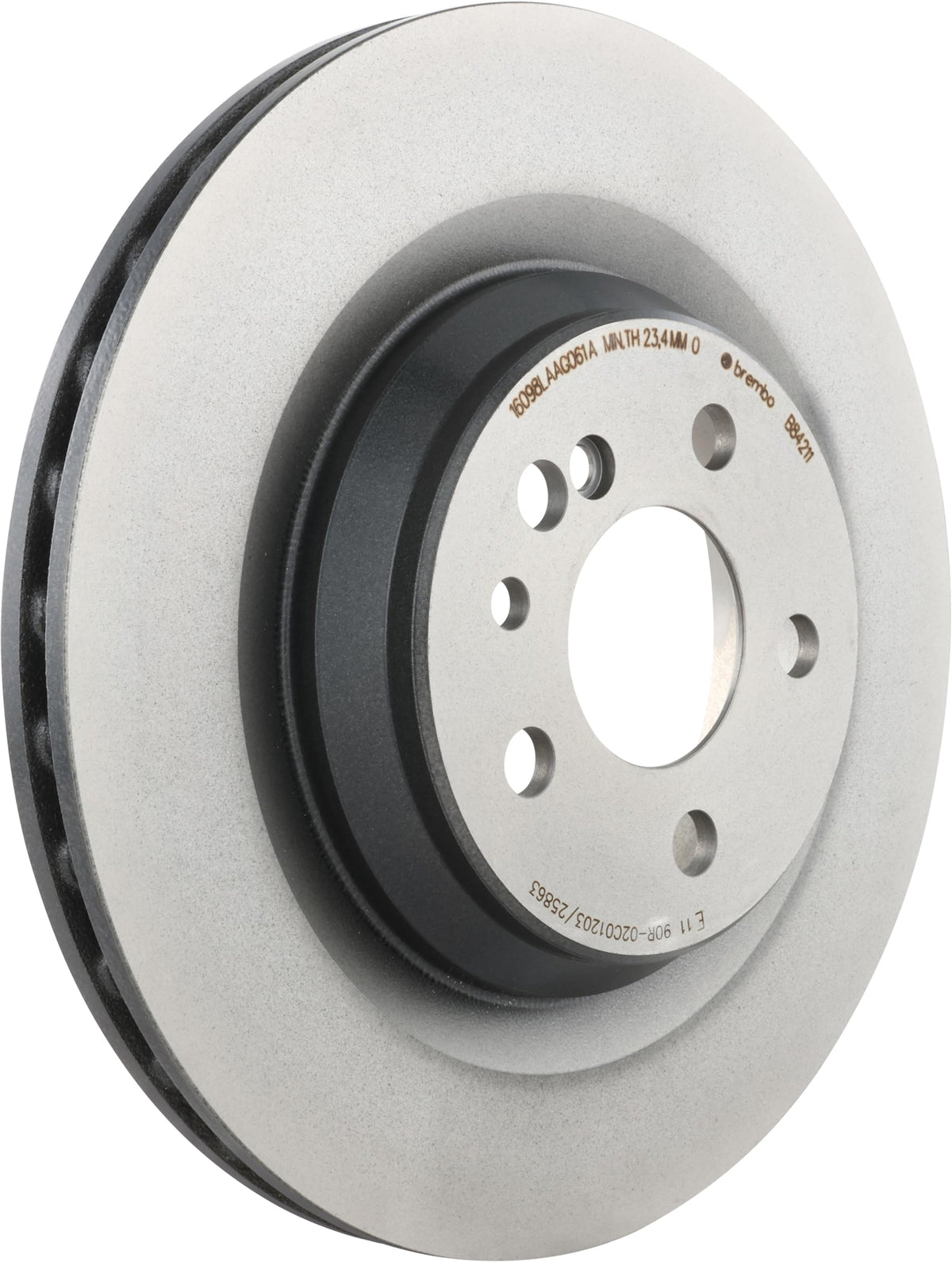 BREMBO 09B84211C02 Brembo 09.B842.11 UV Coated vented Rear Brake Rotor MERCEDES-BENZ OE# A2204230512
