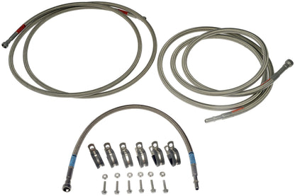Dorman 819-845 Front Flexible Stainless Steel Braided Fuel Line