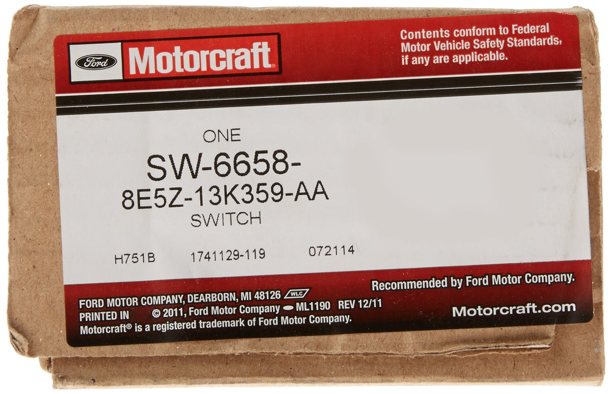 Motorcraft SW6658 FORD FUSION/06-08 MERC MILAN