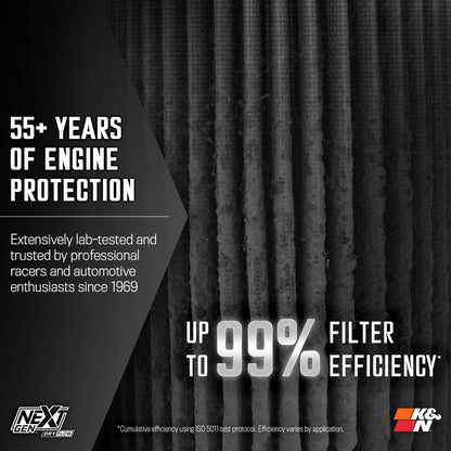 K&N FILTER 50-1578D K&N NextGen Cold Air Intake System: Dry-Flow Cotton Filter: Compatible with 2019-2024 RAM 1500; 50-1578D