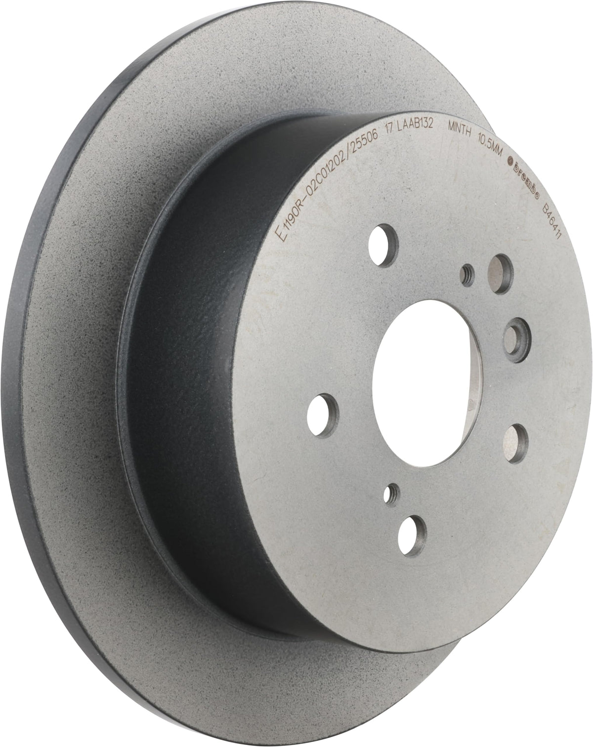 BREMBO 08B46411C02 Brembo 08.B464.11 UV Coated solid Rear Brake Rotor TOYOTA OE# 4243108030